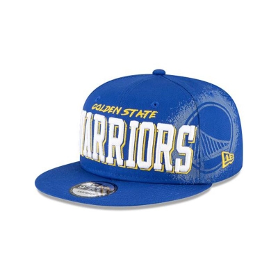 Blue Golden State Warriors Hat - New Era NBA Faded 9FIFTY Snapback Caps USA3249105